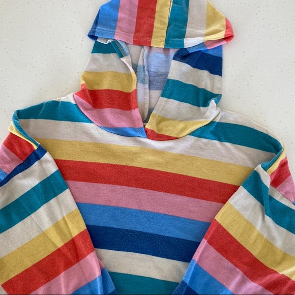 Revive cropped rainbow hoodie. Size Small - Picture 2 of 2